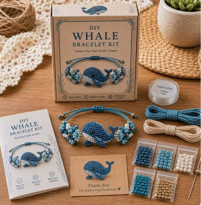 PREORDER ITEM (SEE DETAILS) - DIY SEA LIFE CRAFT BRACELET PROJECTS