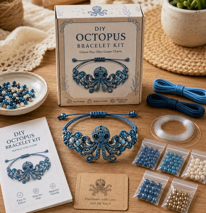 PREORDER ITEM (SEE DETAILS) - DIY SEA LIFE CRAFT BRACELET PROJECTS