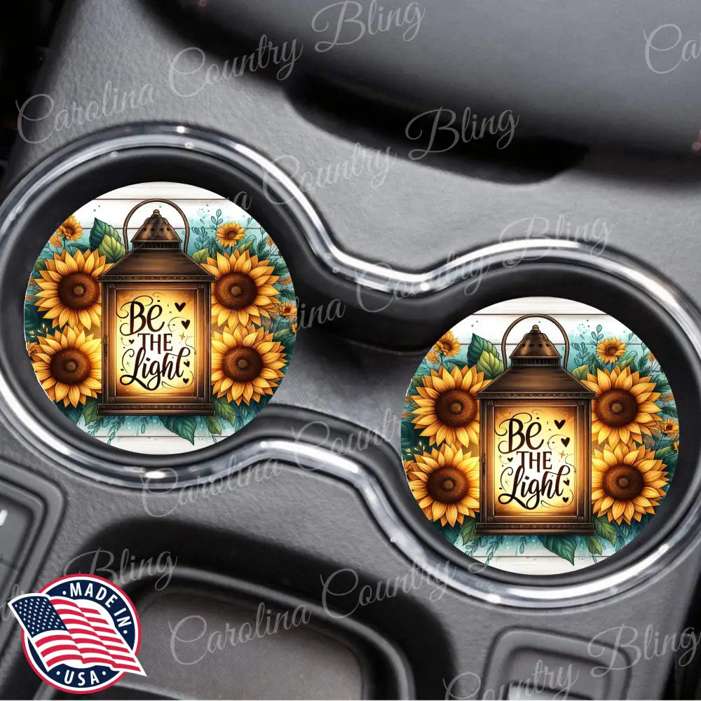 Be The Light - Car Coasters