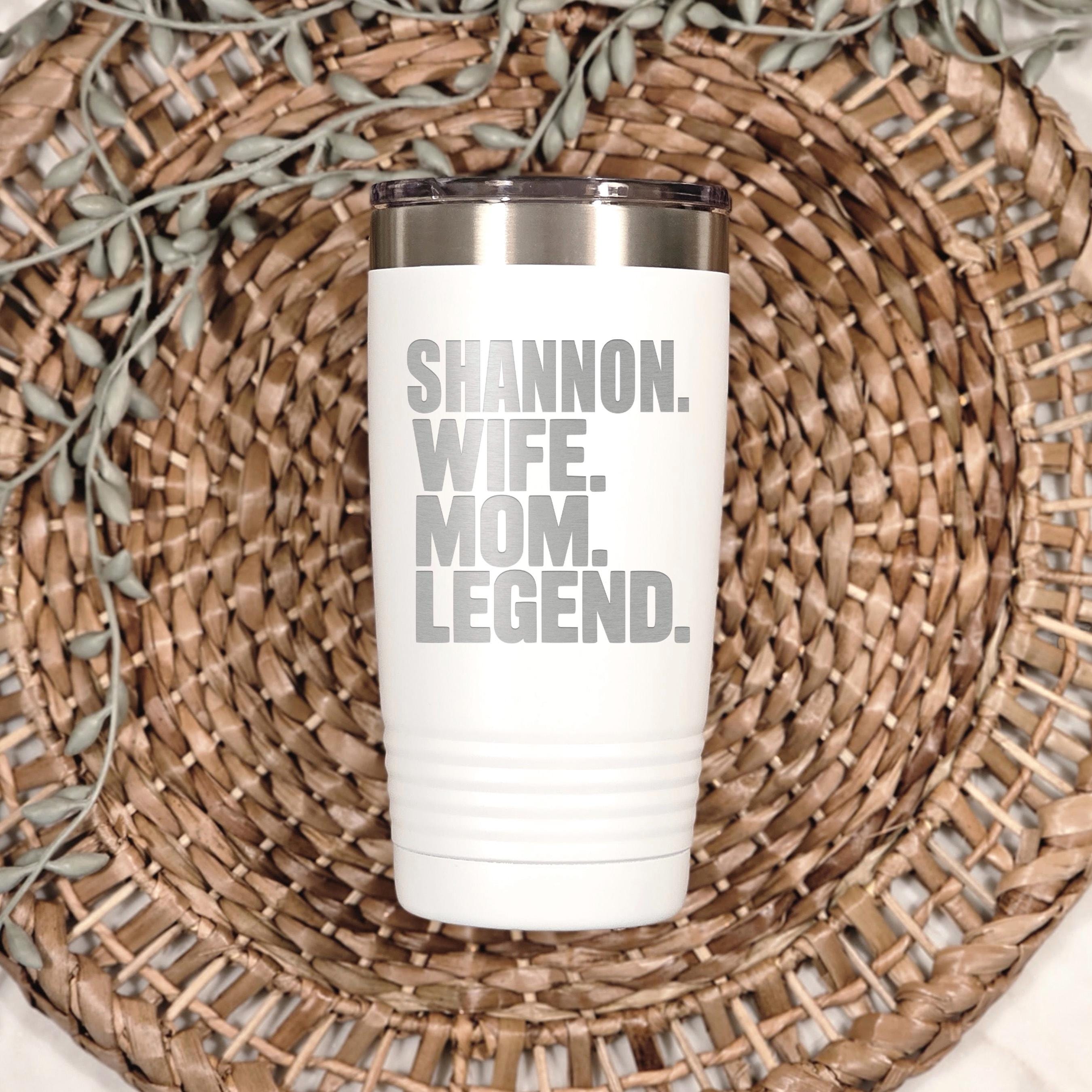 Personalized Stainless Steel Tumbler - 20 oz Double Wall Insulated Drinkware