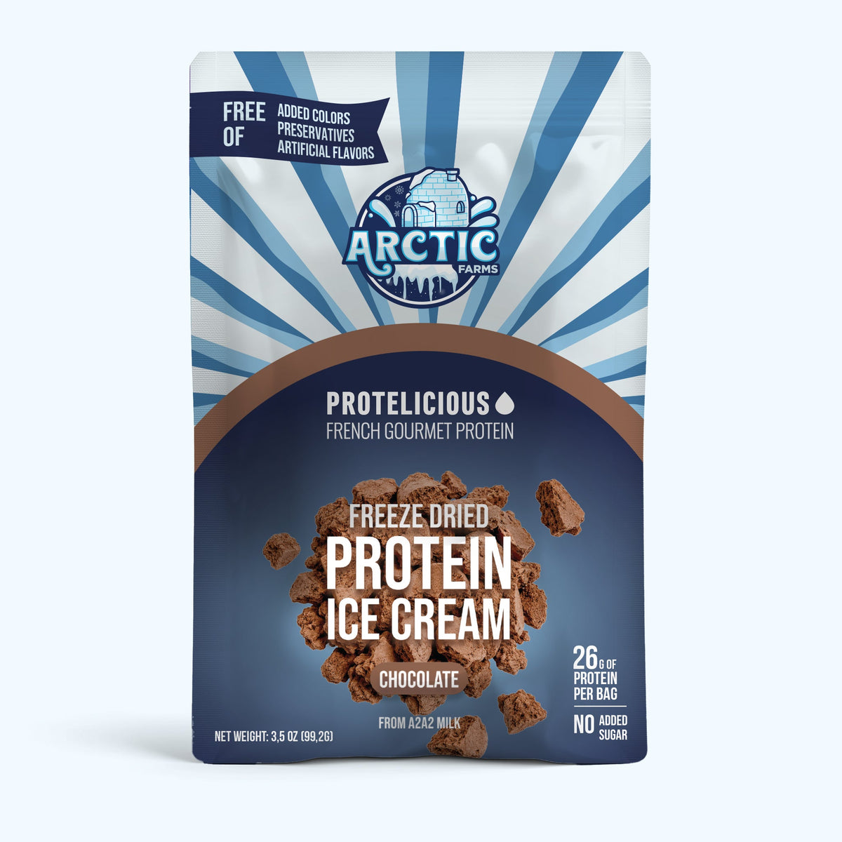 Freeze‑Dried Protein Ice Cream (Zero Added Sugar) — Chocolate