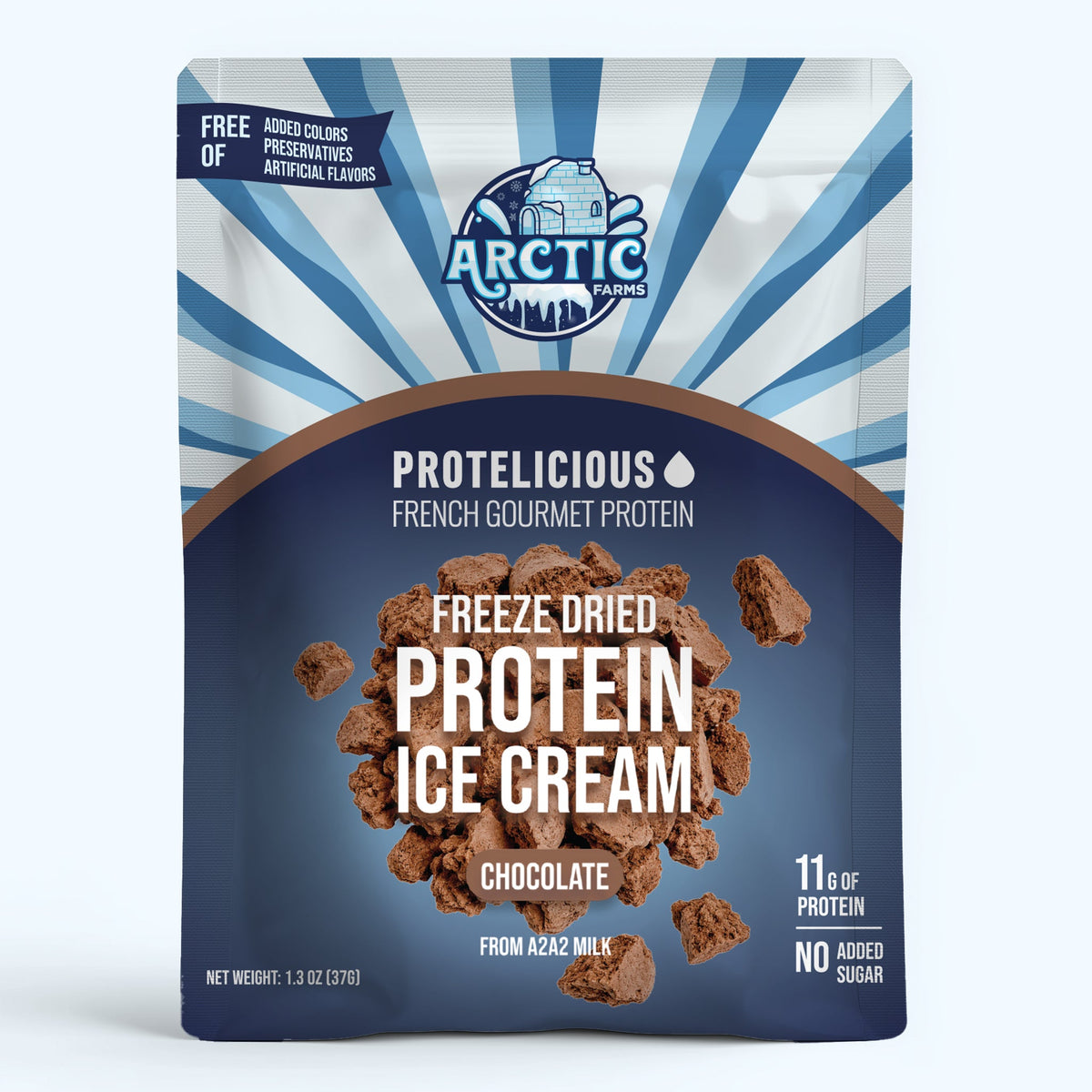 Freeze‑Dried Protein Ice Cream (Zero Added Sugar) — Chocolate