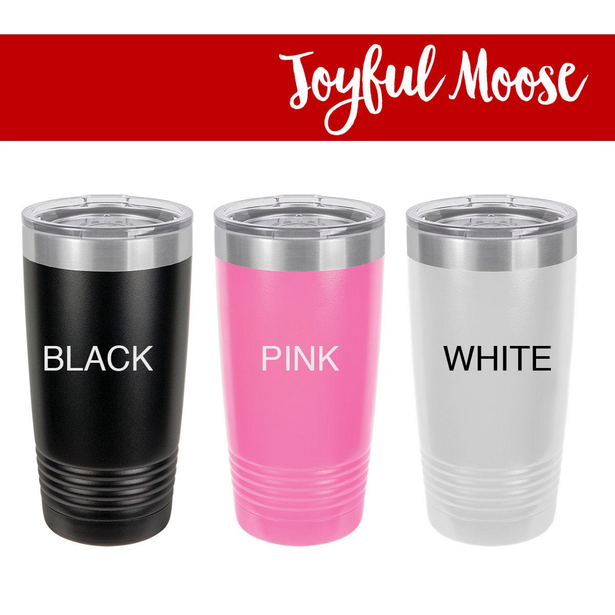 Personalized Camping Tumbler – Insulated Travel Mug with Mountain Stars Design