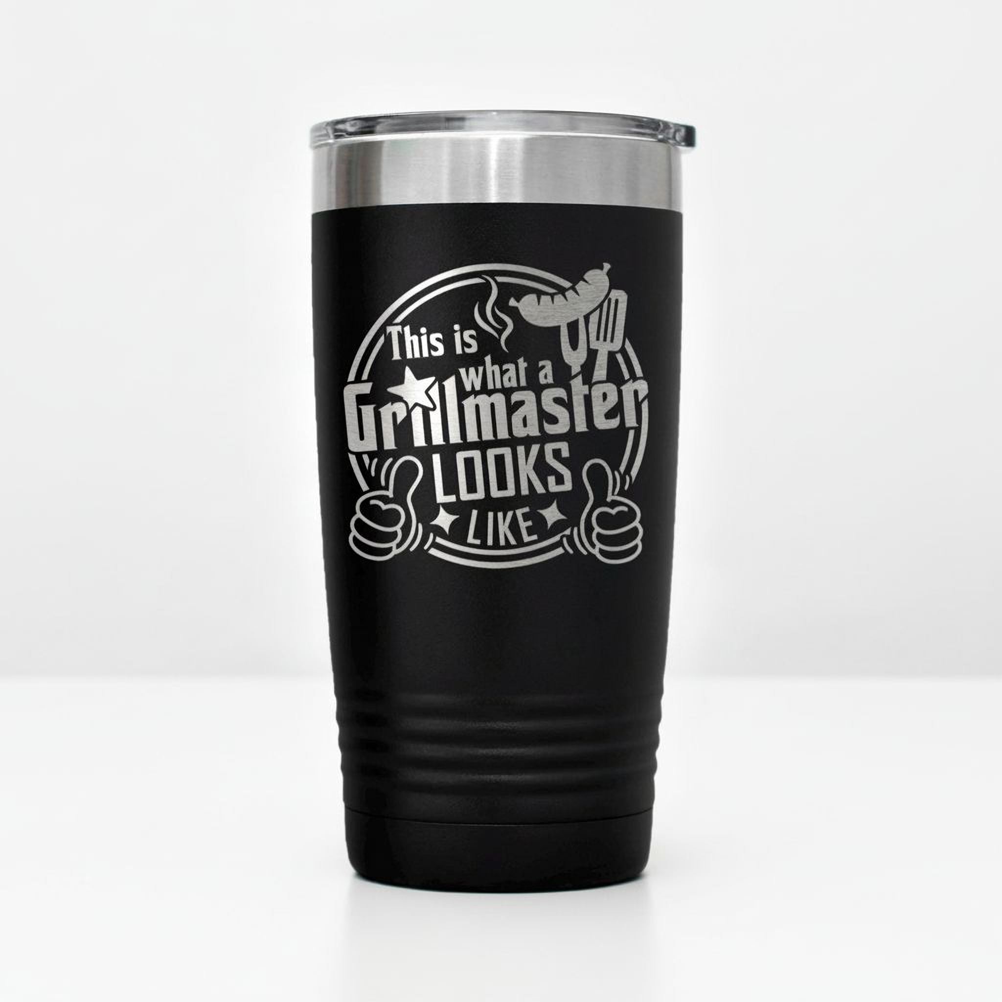 Grillmaster Tumbler - Insulated Stainless Steel Double Wall Tumbler For BBQ Gift