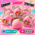 ADORABLE PEACH SQUISHIES THAT CRACKLE, POP AND STRETCH | SO SATISFYING