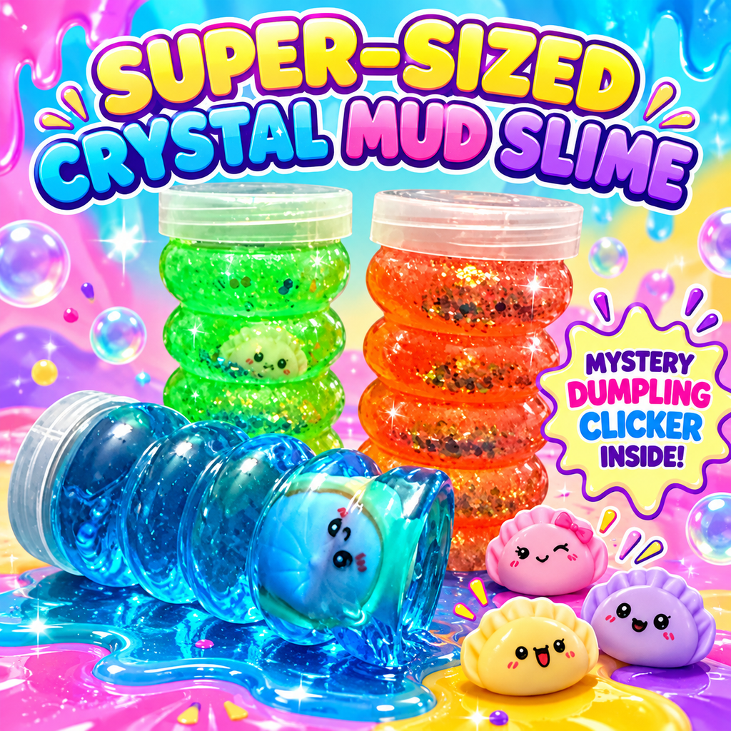 CRYSTAL MUD SLIME WITH SURPRISE CHARACTERS | WHICH CHARACTER WILL YOU GET?