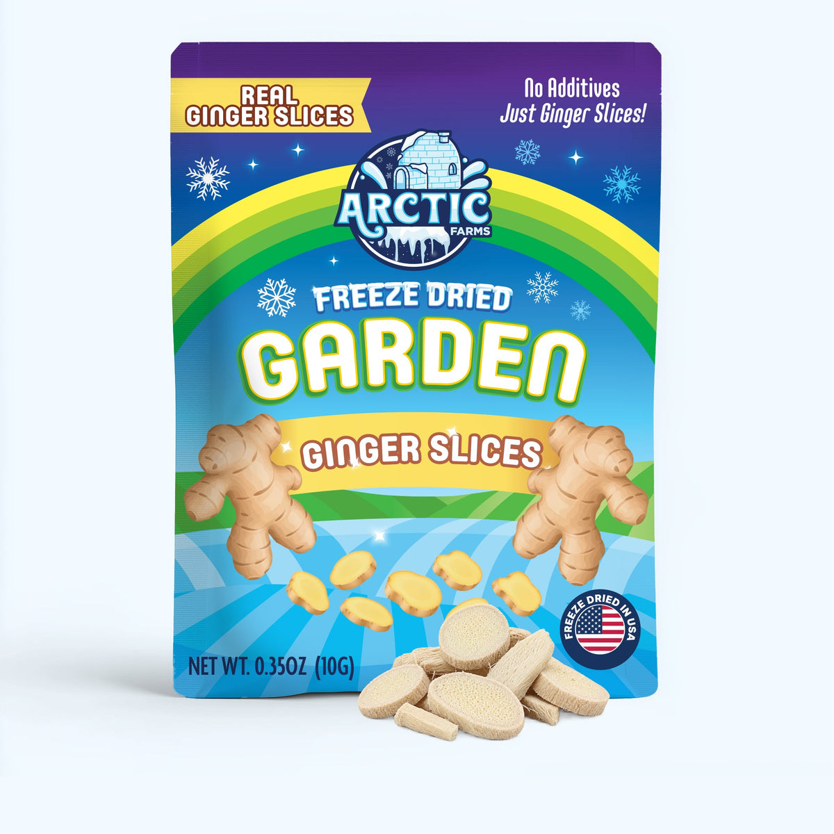 Freeze Dried Ginger Slices