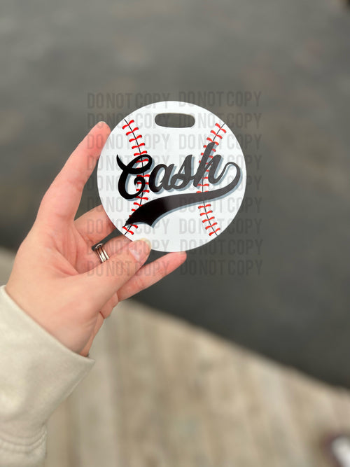 Baseball Bag Tag - Customizable