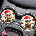 Let the Christmas Fun Begin - Car Coasters