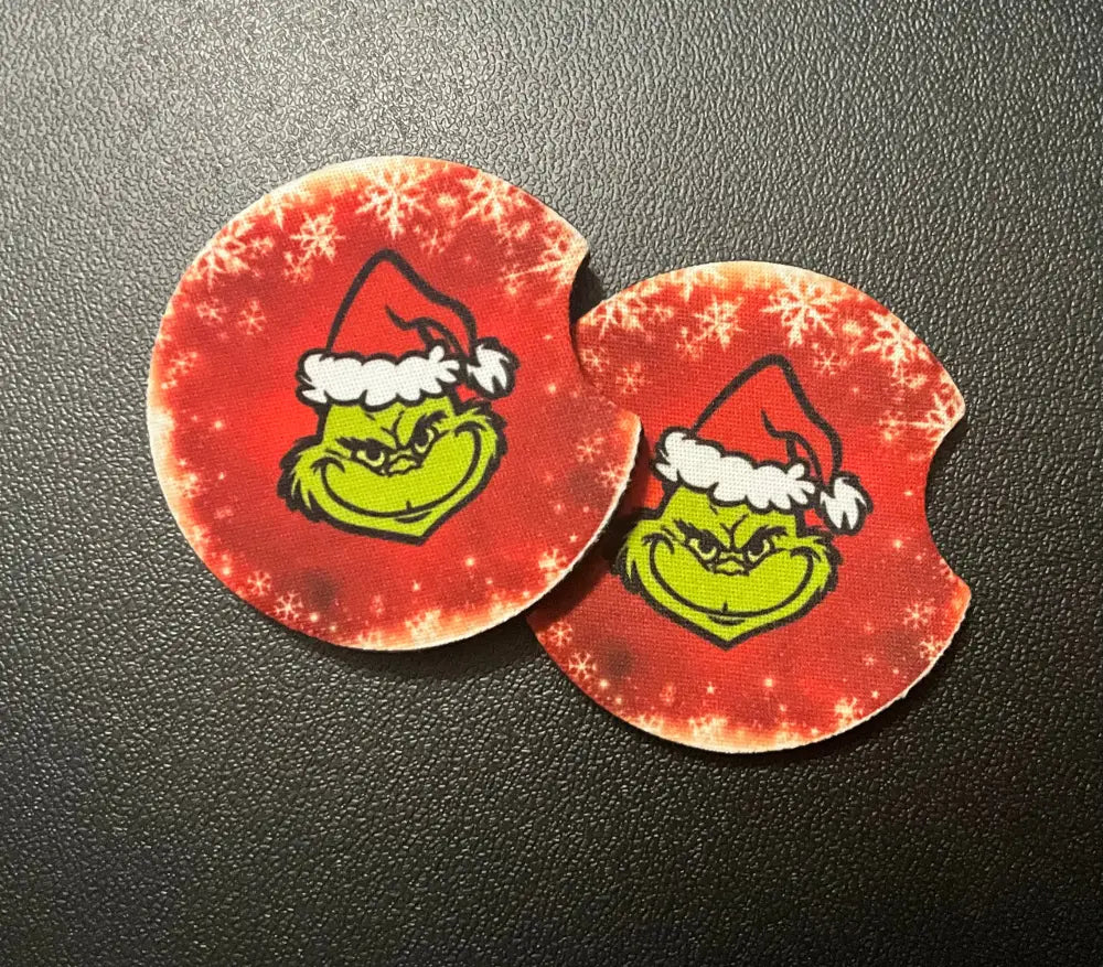 Merry Grinch-Mas - Car Coasters