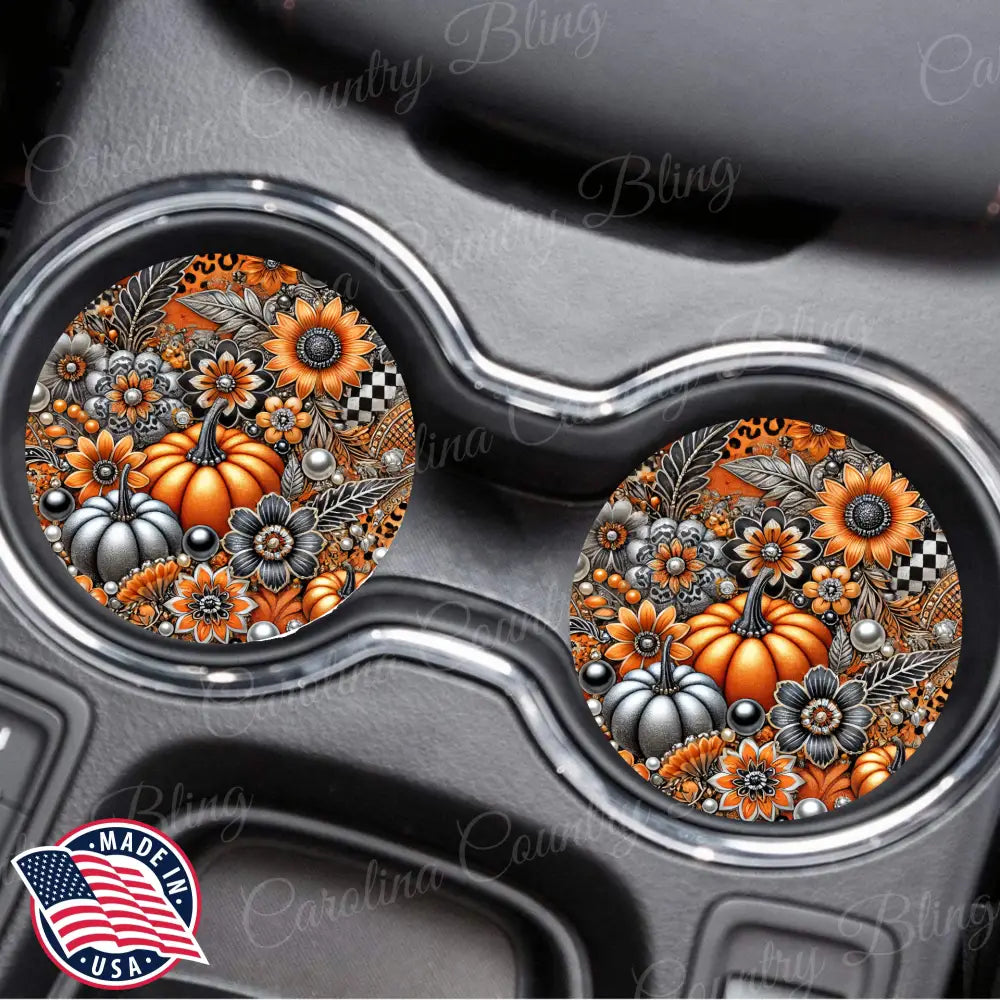 Pumpkin Spice - Car Coasters
