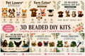 3D BEADED DO IT YOURSELF CRAFT KITS - FOR ALL AGES