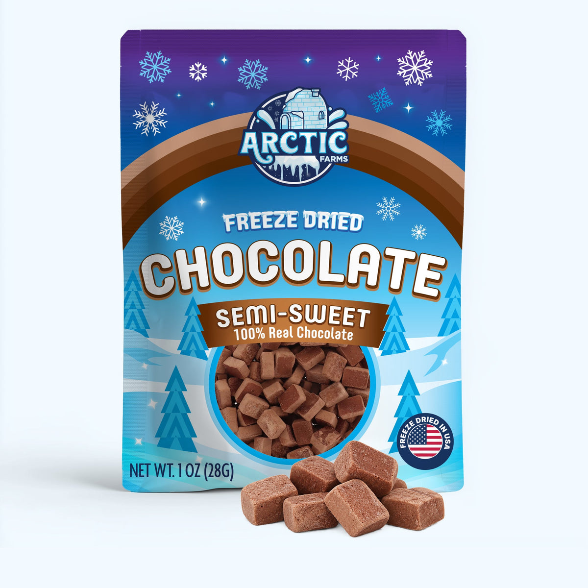Freeze Dried Semi-Sweet Chocolate
