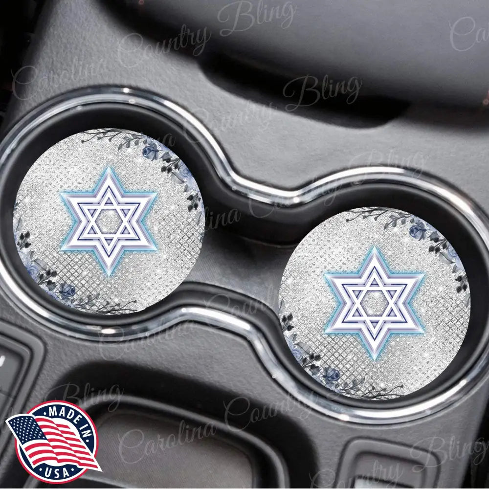 Star of David - Car Coasters