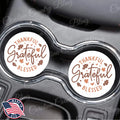 Thankful, Grateful, Blessed - Car Coasters